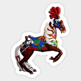 Carousel Animal Horse Photo Sticker